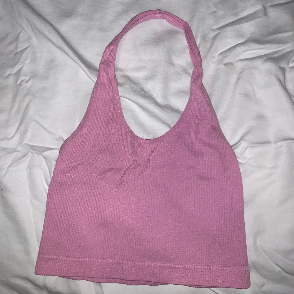 Pink Halter Top